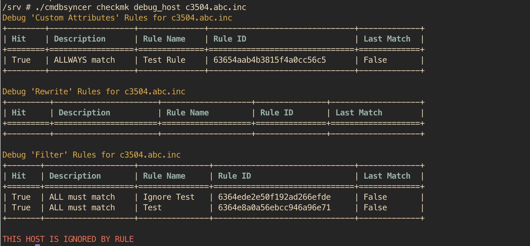 Debug Options